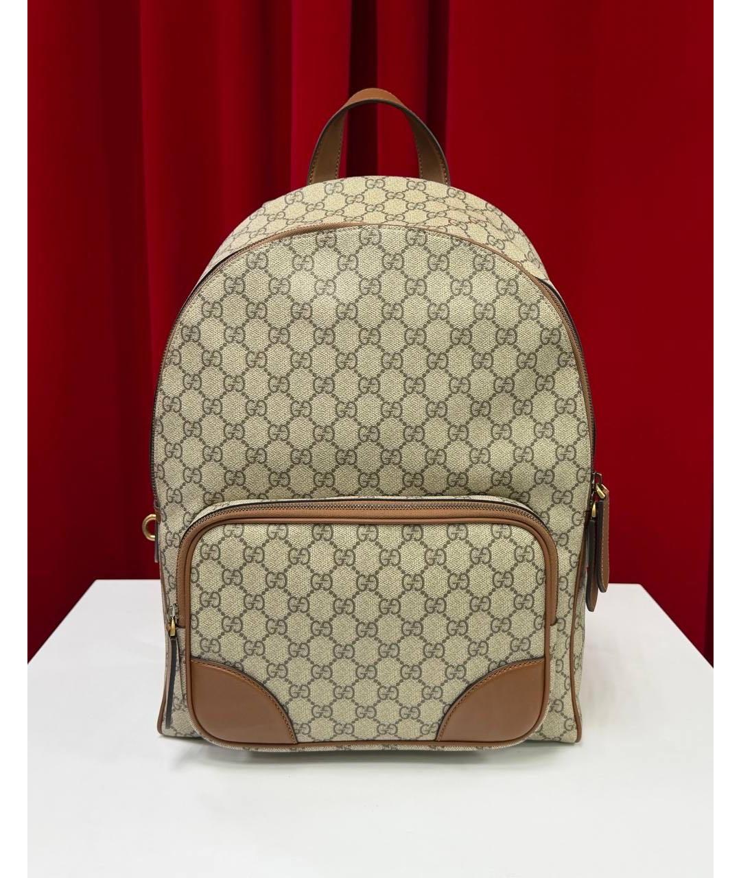 GUCCI Бежевый рюкзак, фото 7