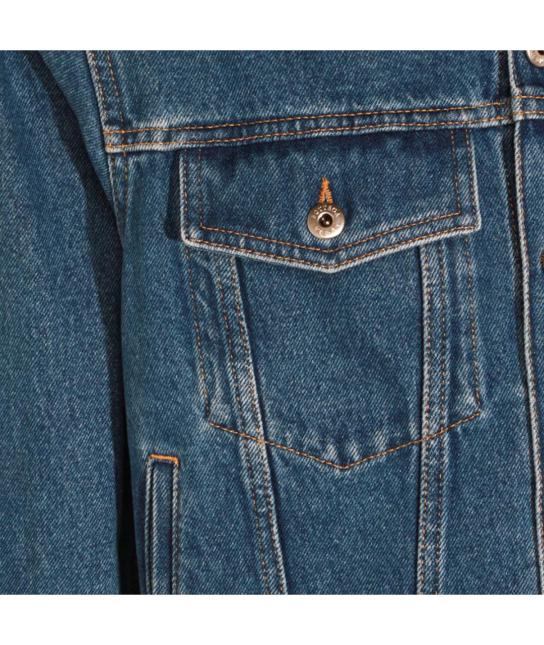 BOTTEGA VENETA Синяя хлопковая куртка, фото 4