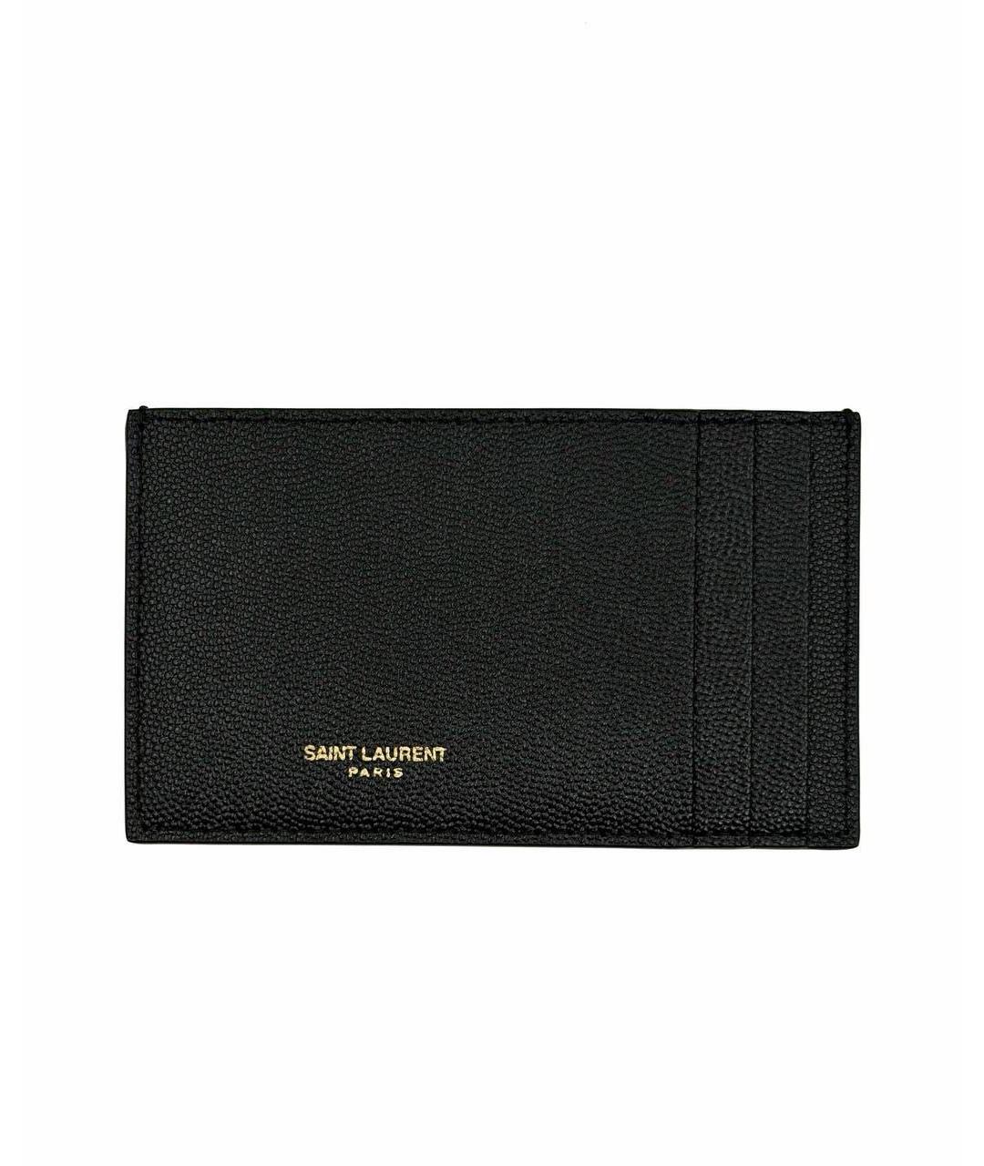 SAINT LAURENT Черная кожаная сумка через плечо, фото 4