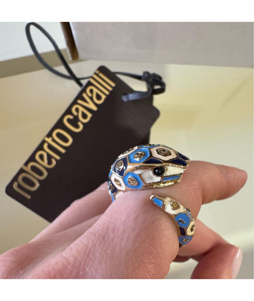 ROBERTO CAVALLI Мульти металлическое кольцо, фото 4