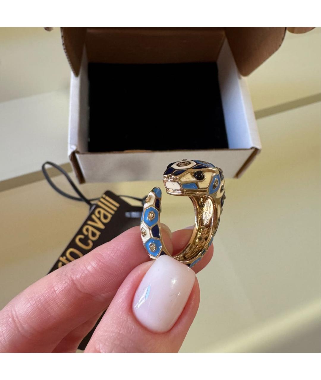 ROBERTO CAVALLI Мульти металлическое кольцо, фото 3