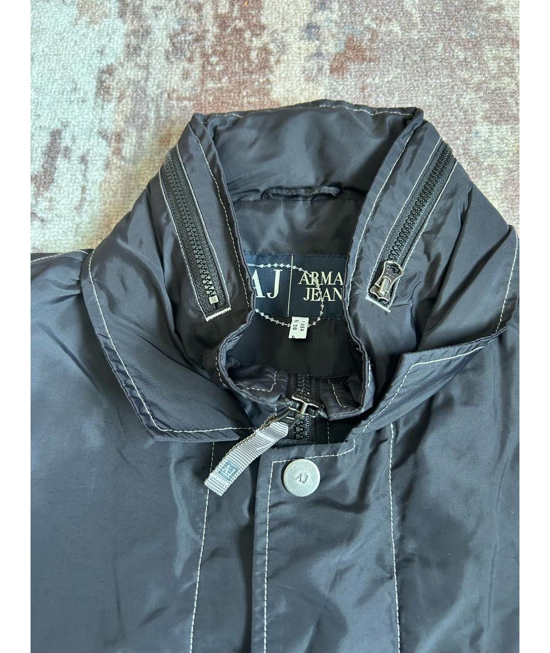 ARMANI JEANS Черная куртка, фото 4