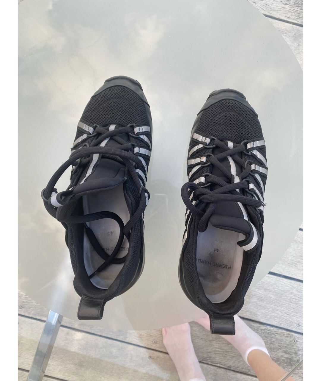 PIERRE HARDY Черные низкие кроссовки / кеды, фото 3
