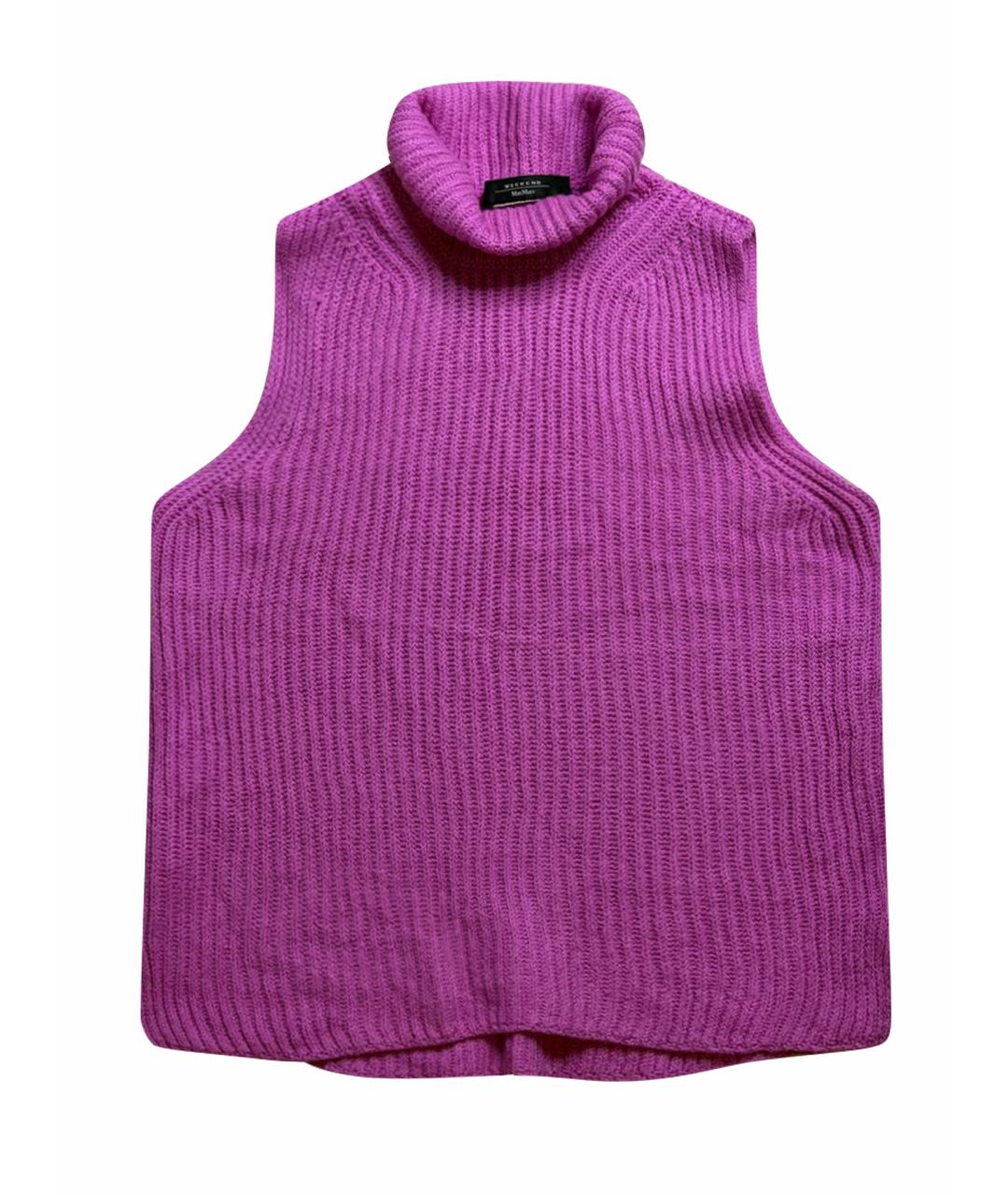 WEEKEND MAX MARA Фуксия шерстяная водолазка, фото 1