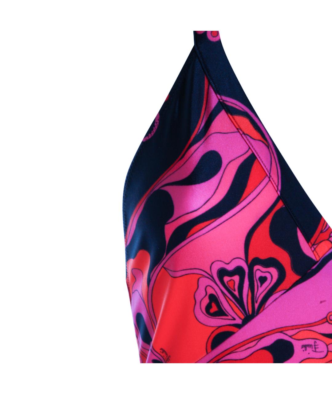 EMILIO PUCCI Фуксия полиамидовый купальник, фото 3