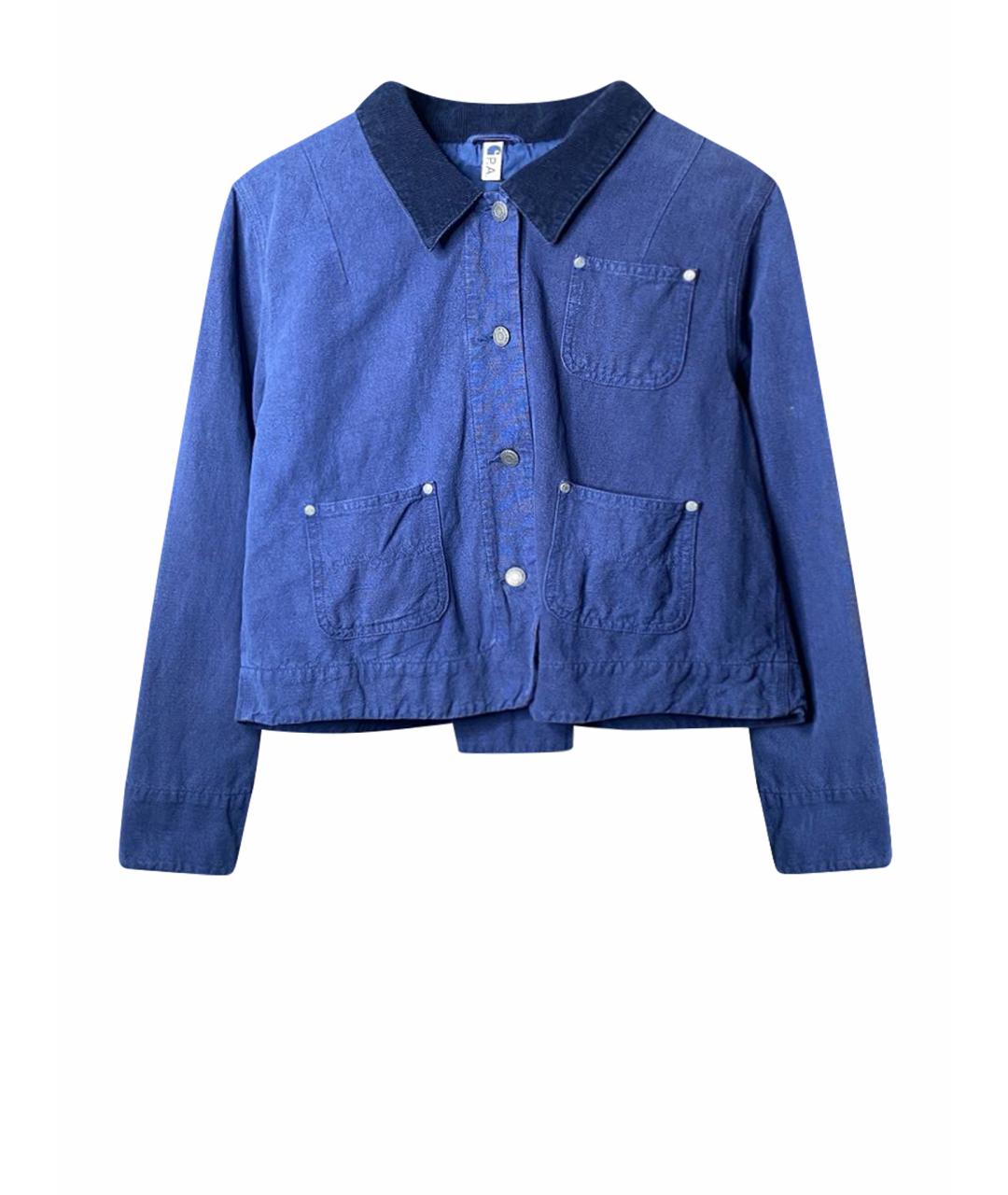 CARHARTT WIP Синяя хлопковая куртка, фото 1