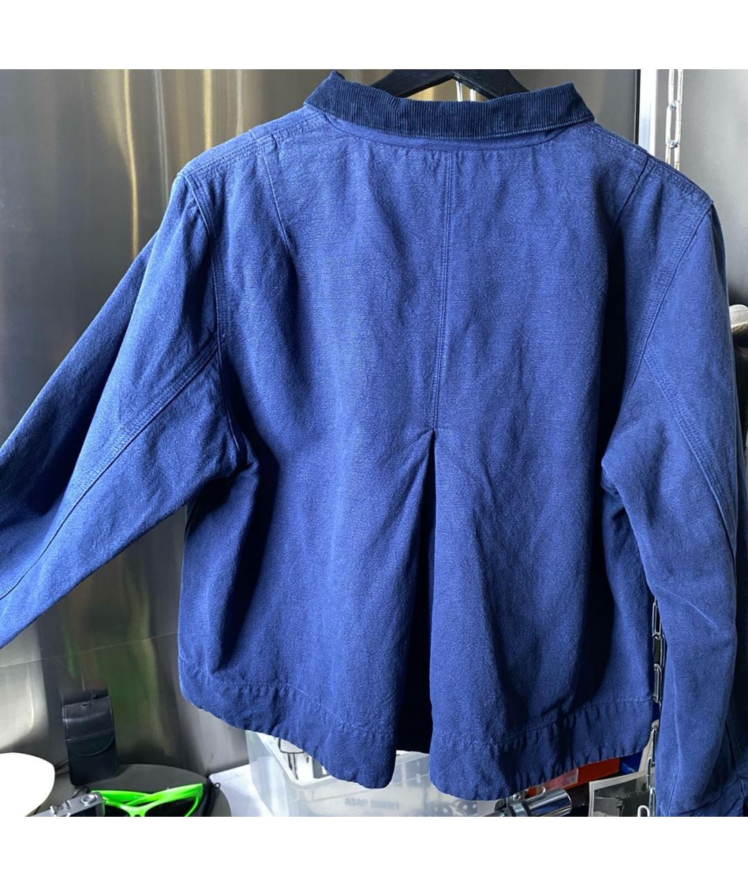 CARHARTT WIP Синяя хлопковая куртка, фото 6