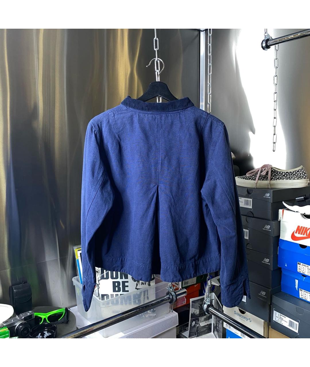 CARHARTT WIP Синяя хлопковая куртка, фото 3