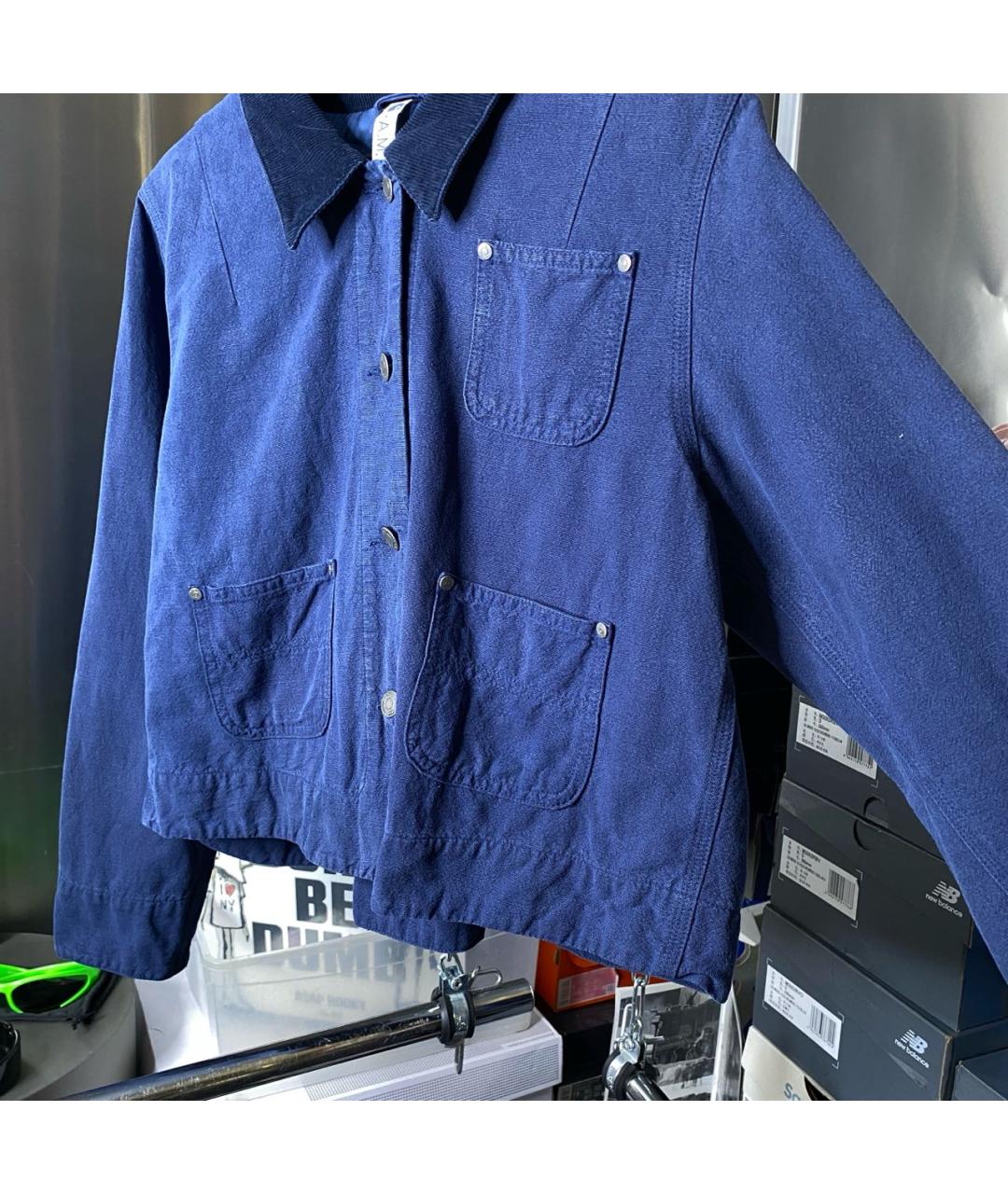 CARHARTT WIP Синяя хлопковая куртка, фото 5