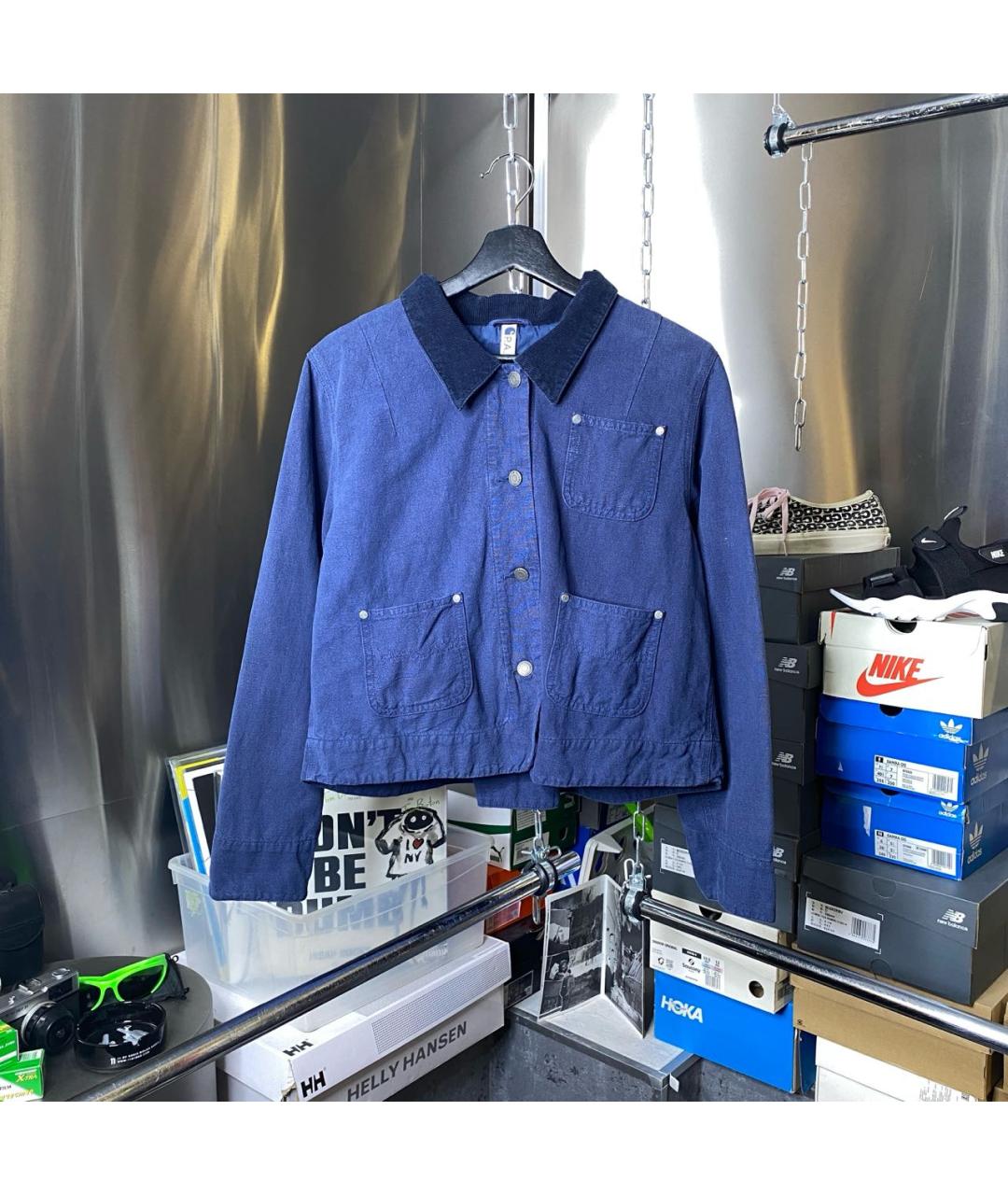 CARHARTT WIP Синяя хлопковая куртка, фото 9