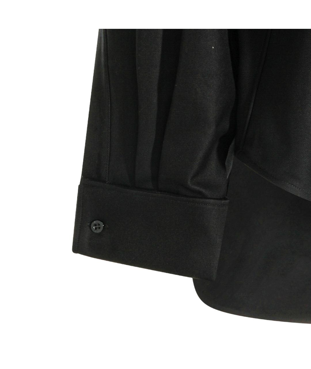 BALENCIAGA Черная рубашка, фото 4