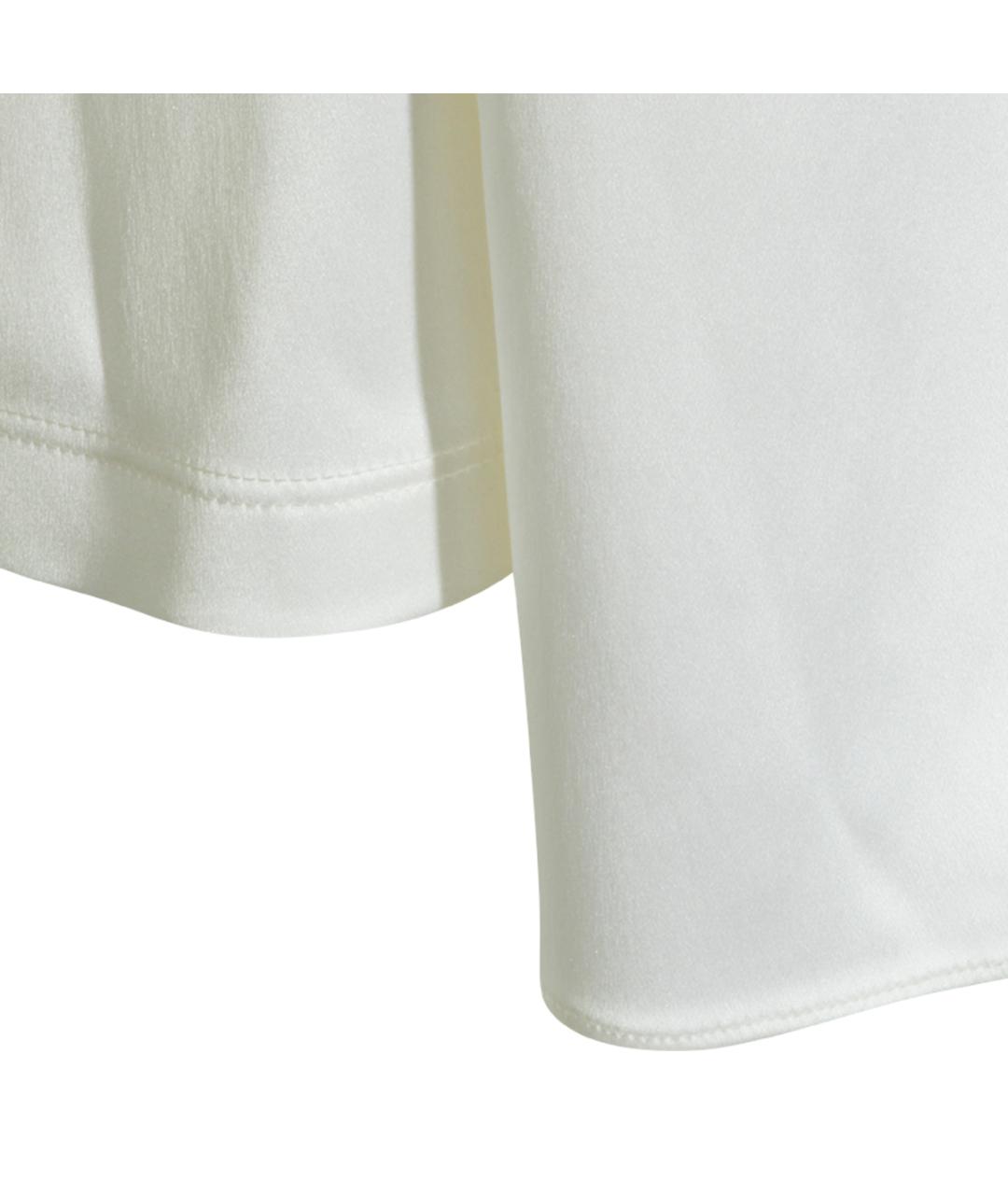 BOTTEGA VENETA Белая шелковая блузы, фото 4