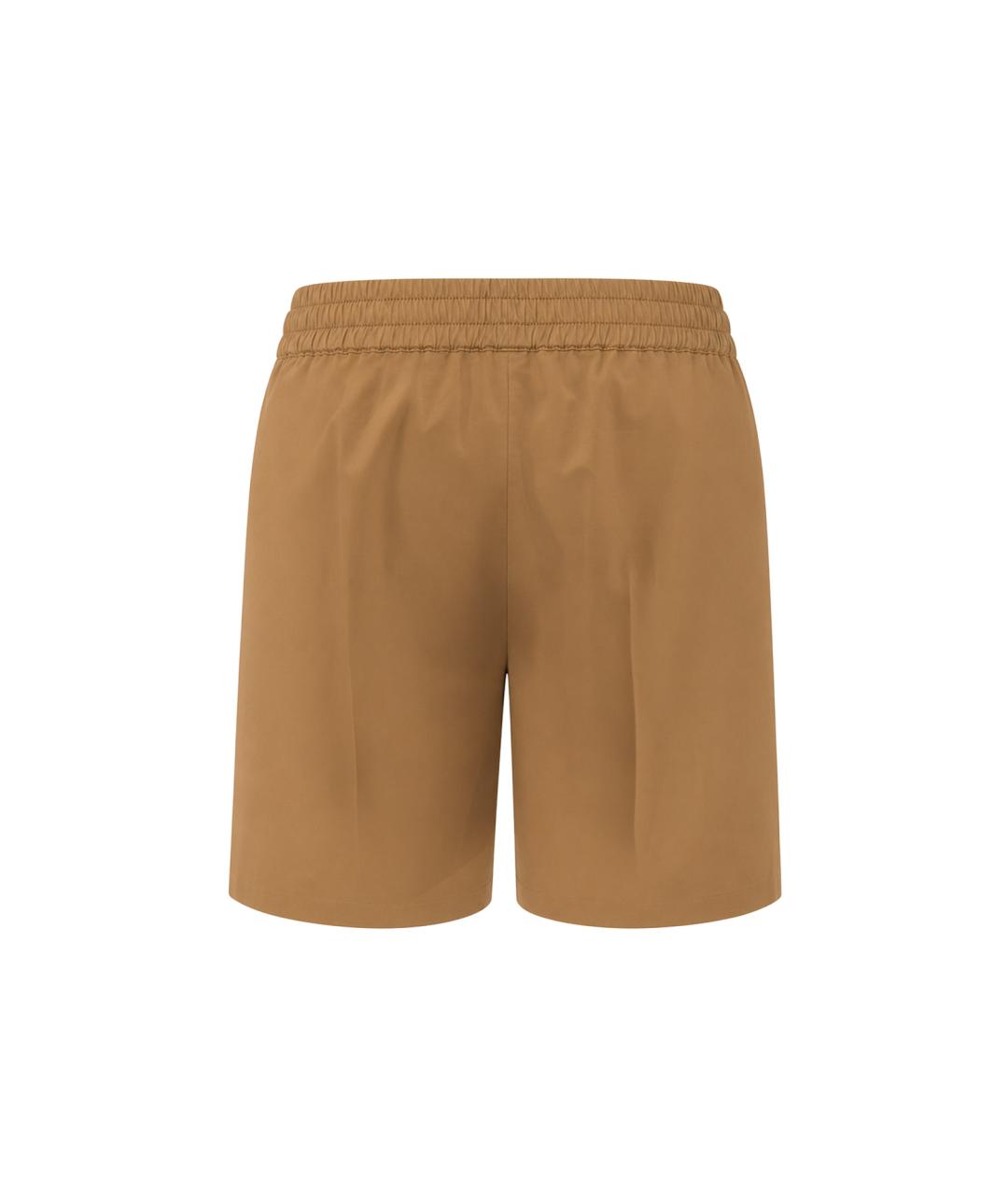 CELINE Коричневые хлопковые шорты, фото 2