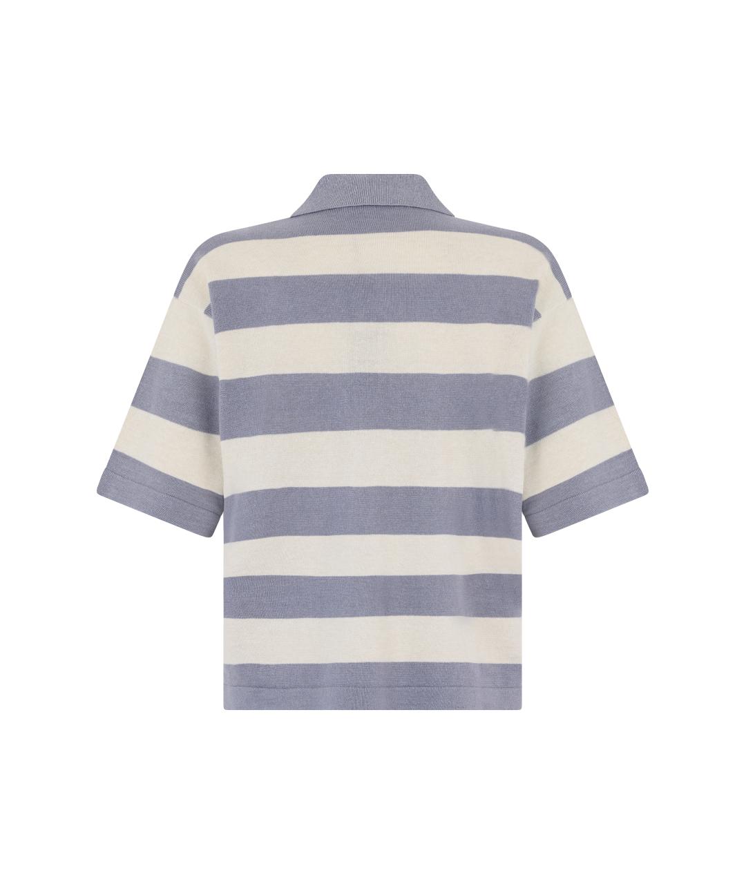 STONE ISLAND Мульти хлопковое поло с коротким рукавом, фото 2