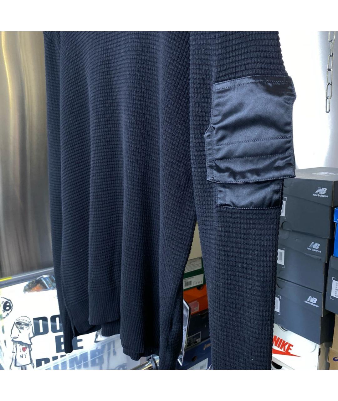 DIESEL Черный хлопковый джемпер / свитер, фото 4