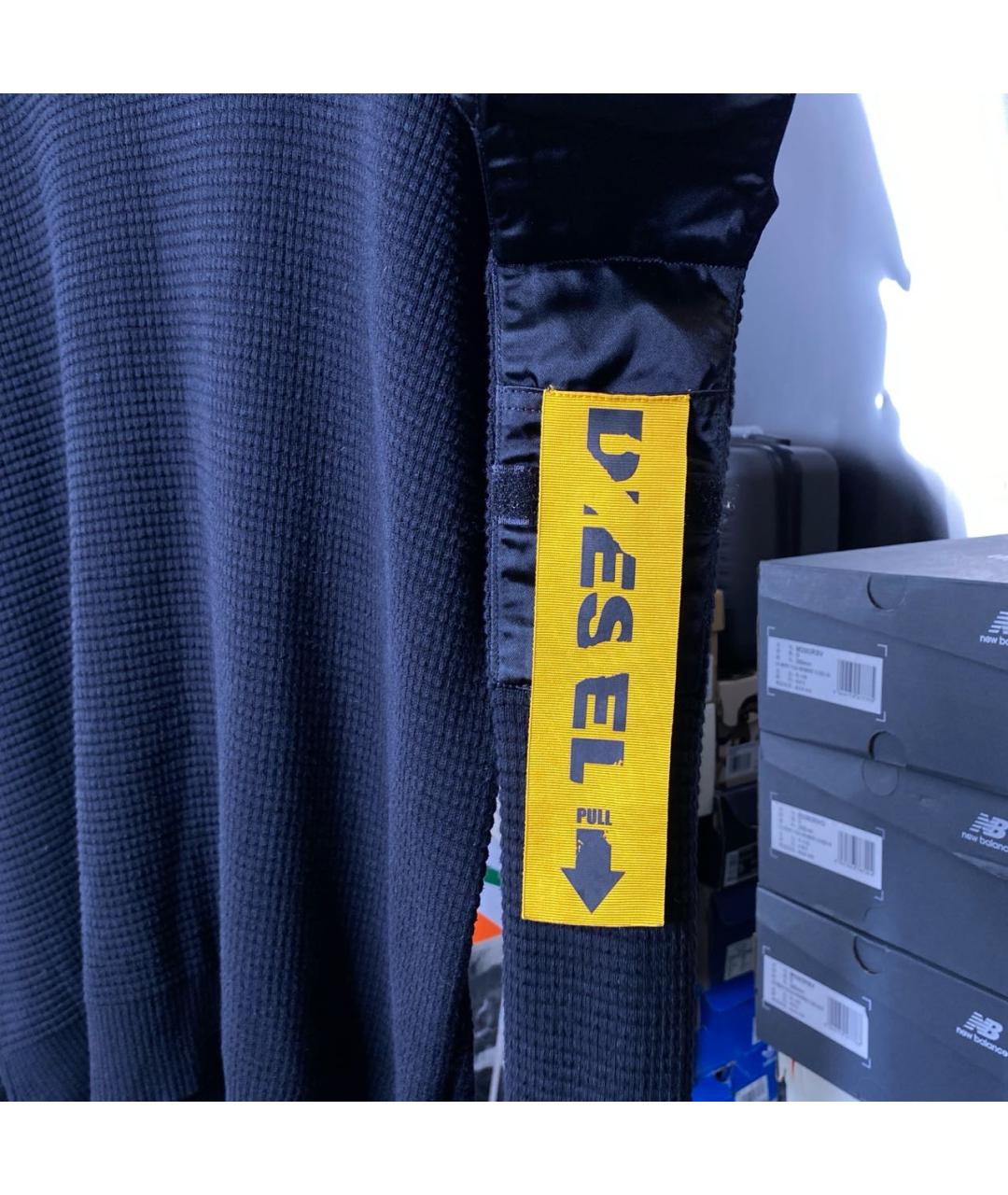 DIESEL Черный хлопковый джемпер / свитер, фото 6