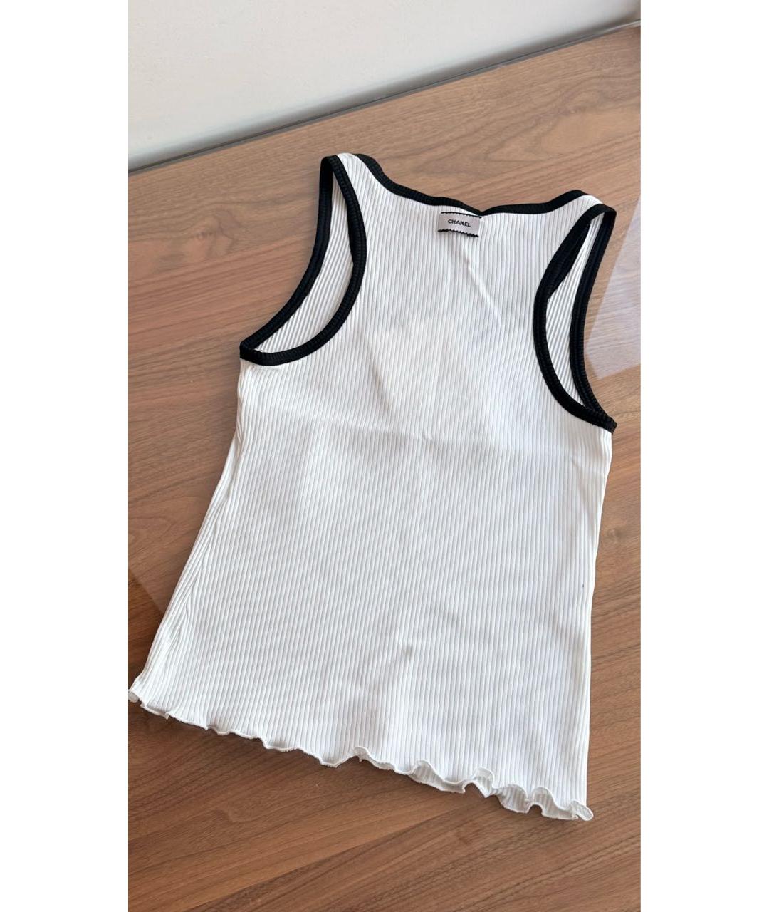 CHANEL Белая майка, фото 2