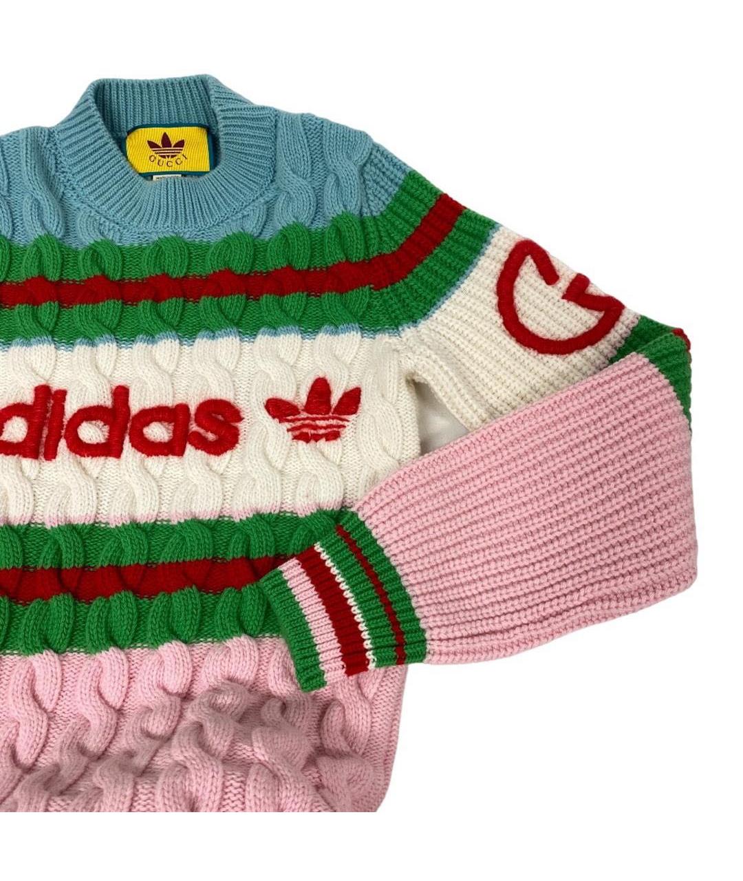 GUCCI Мульти шерстяное платье, фото 4