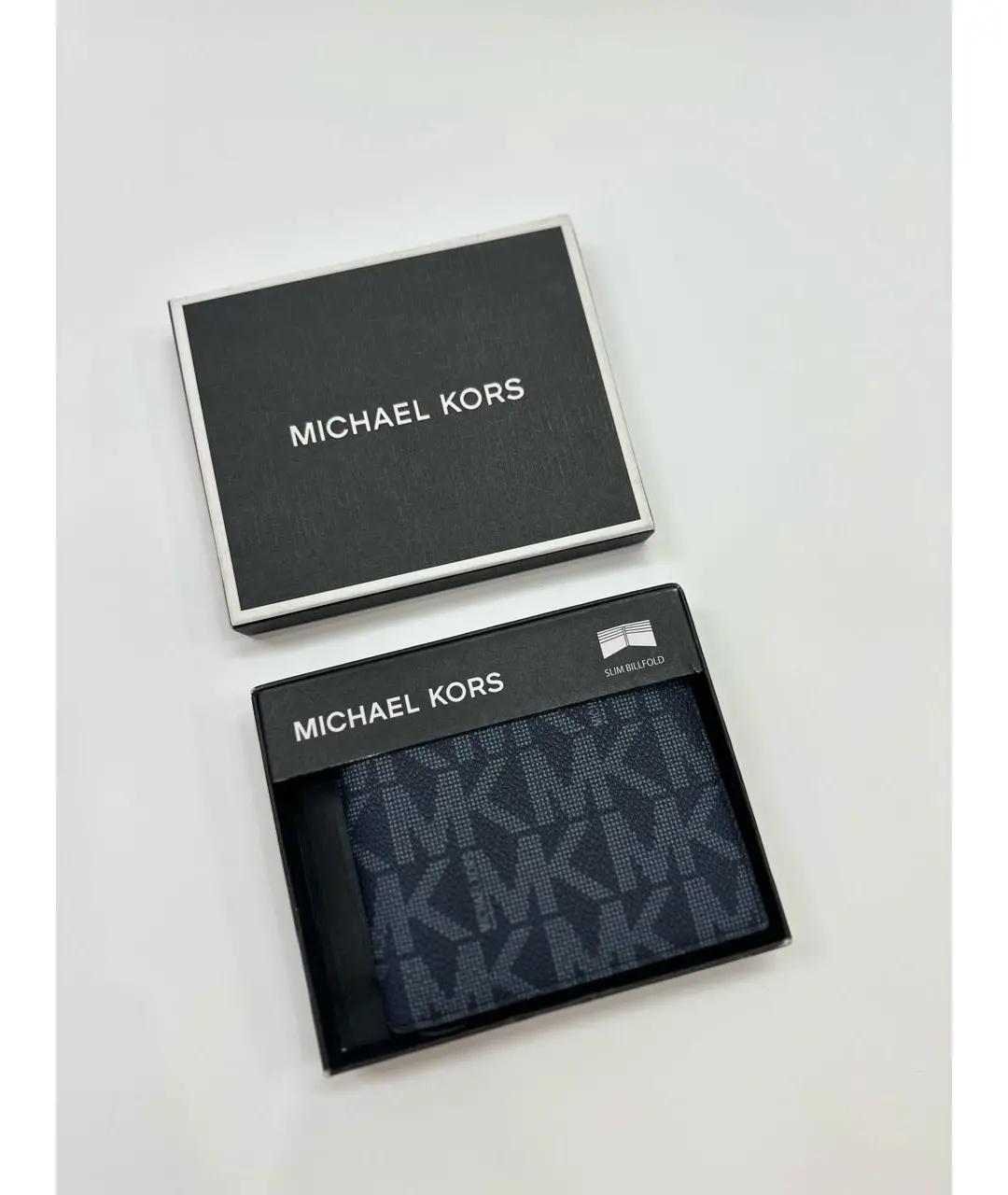 MICHAEL KORS Темно-синий кошелек, фото 2