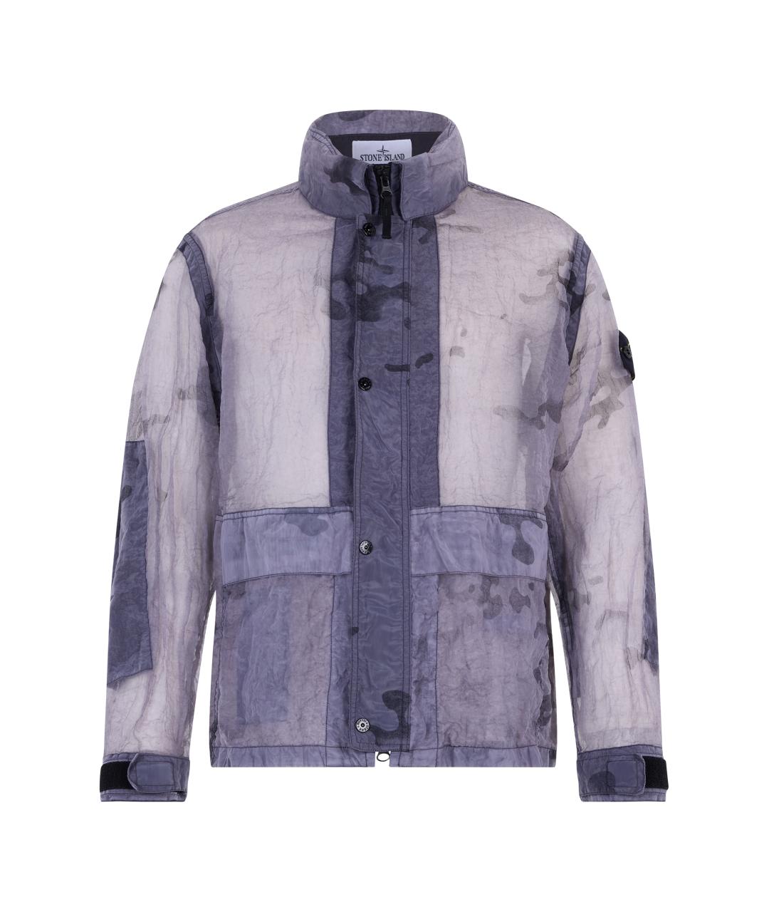 STONE ISLAND Синяя полиамидовая куртка, фото 1