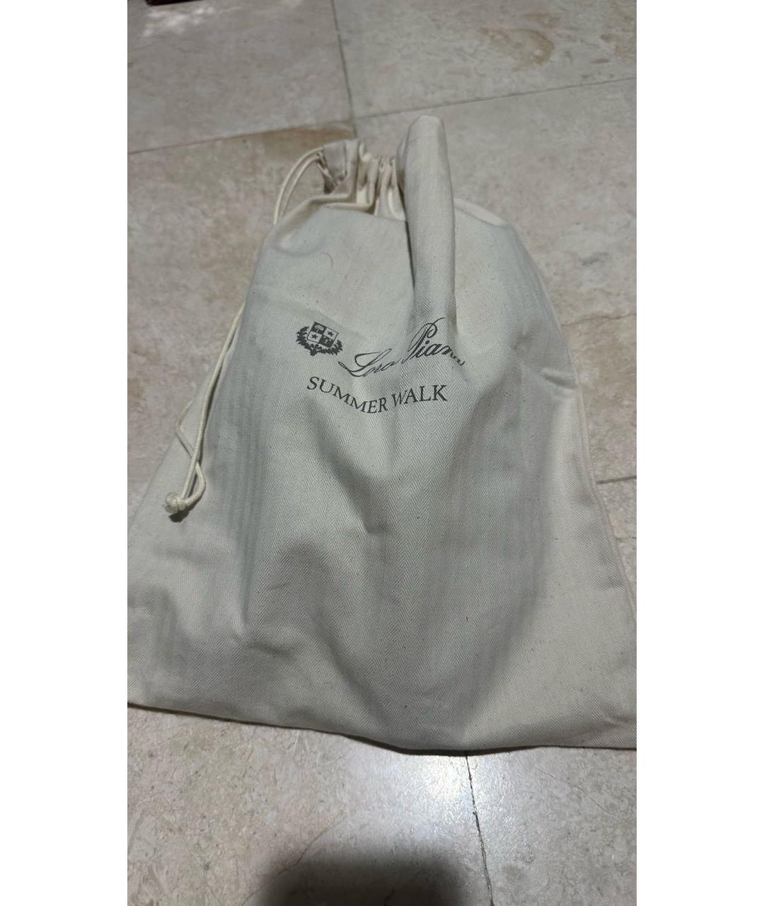 LORO PIANA Темно-синие замшевые лоферы, фото 7