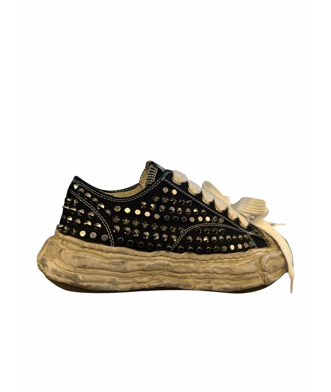 MAISON MIHARA YASUHIRO Черные кеды, фото 1