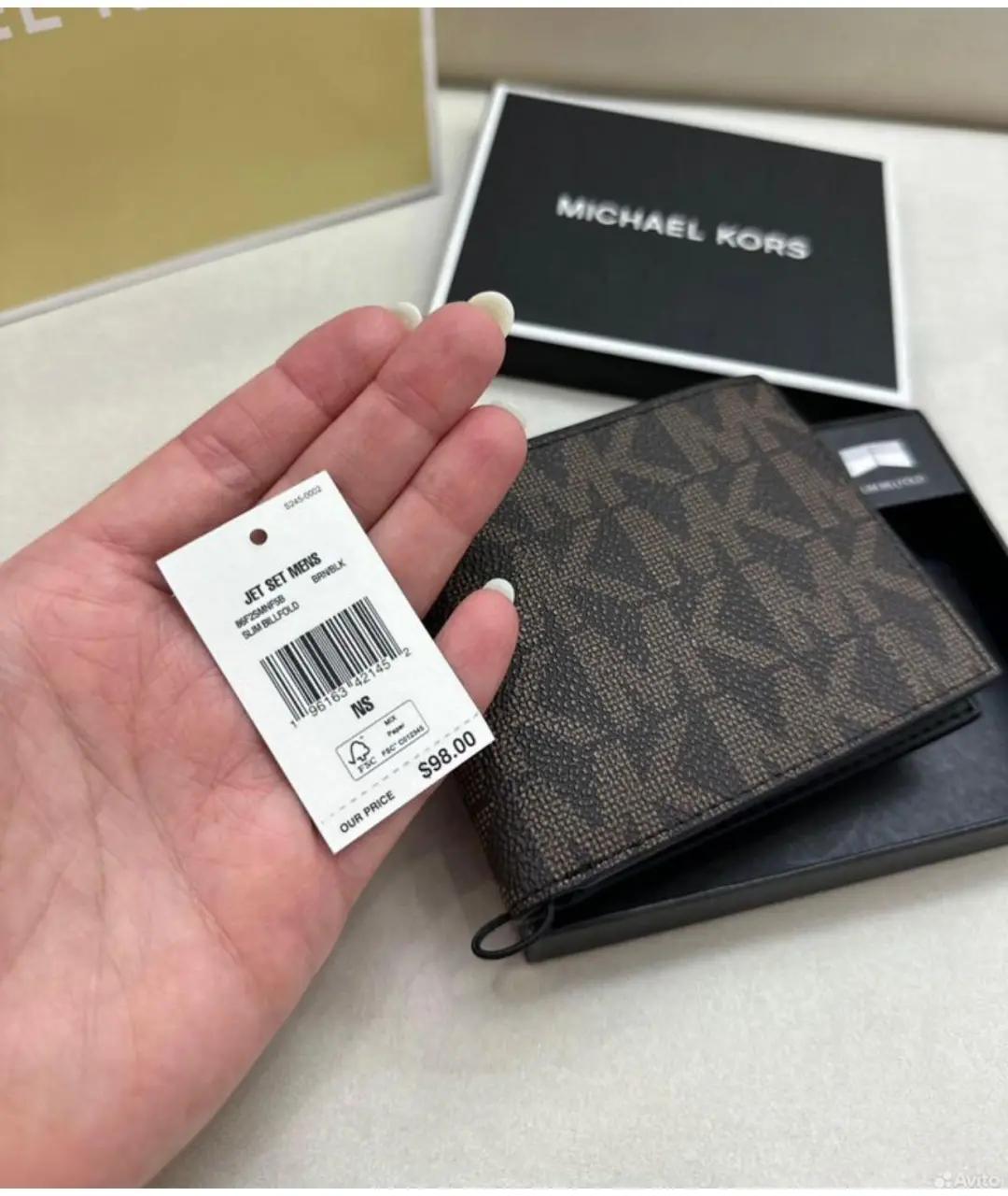 MICHAEL KORS Коричневый кошелек, фото 4