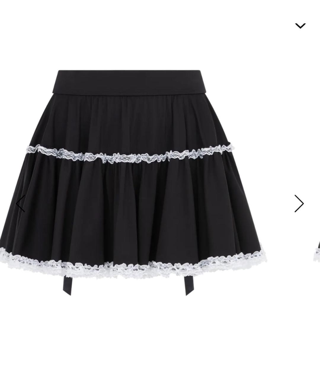 AGENT PROVOCATEUR Темно-синяя юбка мини, фото 3