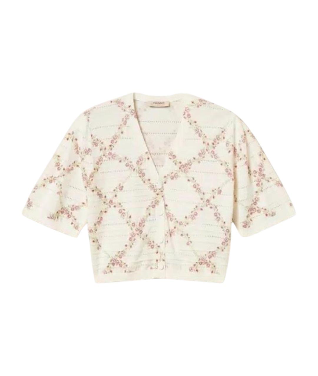 TWIN-SET Мульти хлопковый кардиган, фото 1