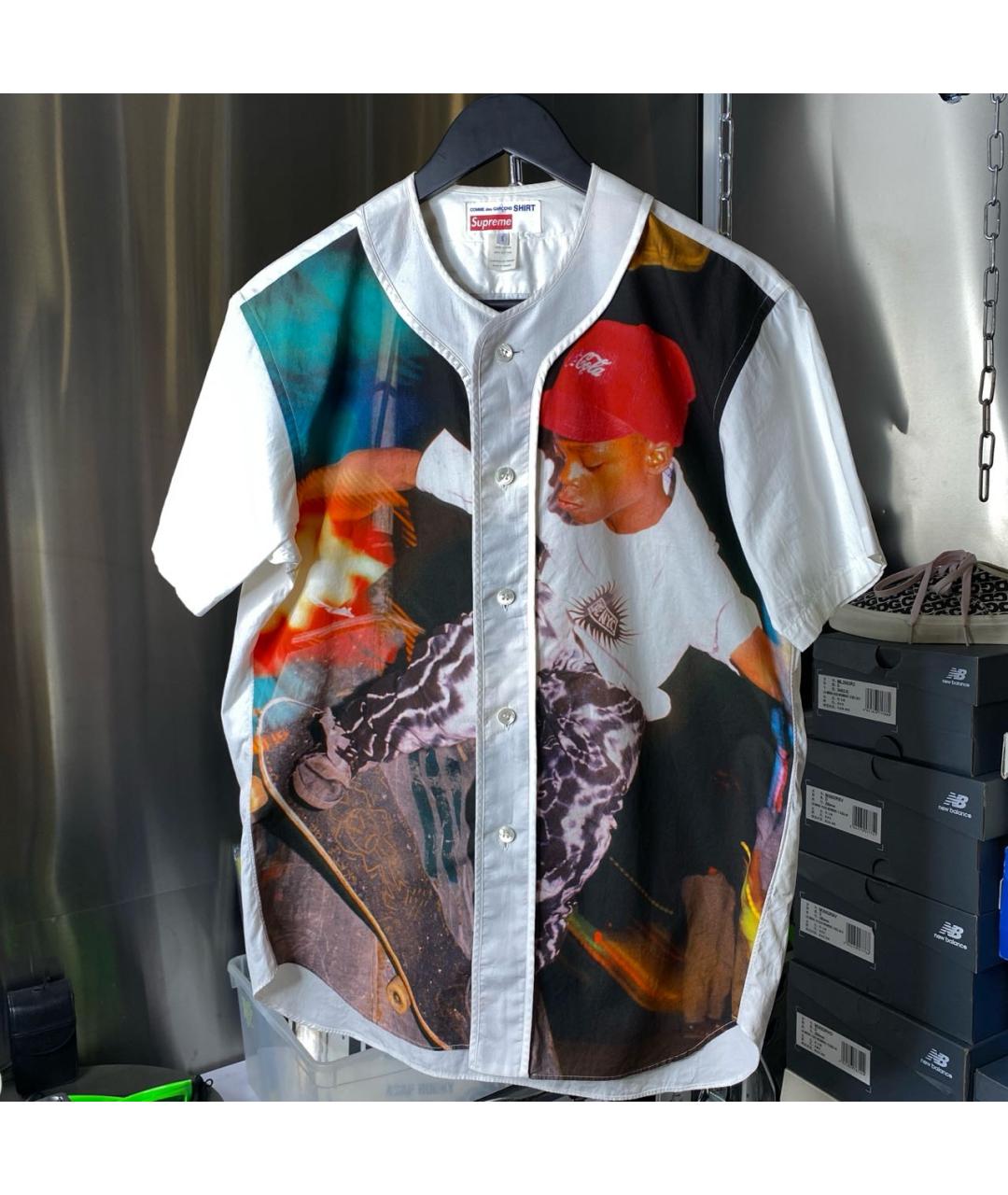 COMME DES GARÇONS SHIRT Мульти хлопковая кэжуал рубашка, фото 2