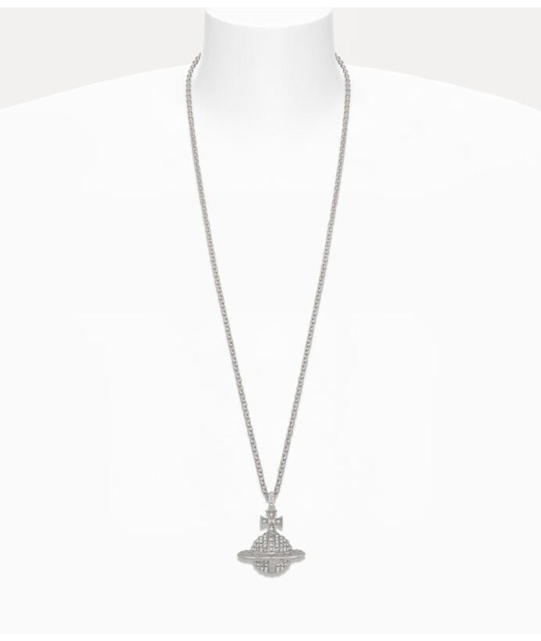 VIVIENNE WESTWOOD Серебрянный металлический кулон, фото 5