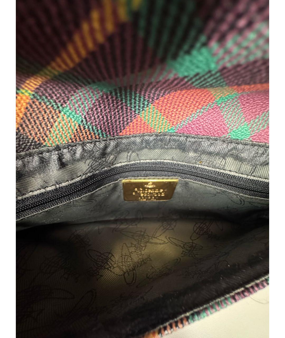 VIVIENNE WESTWOOD Мульти кожаная сумка через плечо, фото 4