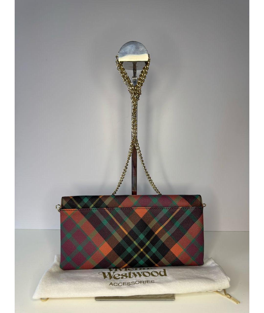 VIVIENNE WESTWOOD Мульти кожаная сумка через плечо, фото 2