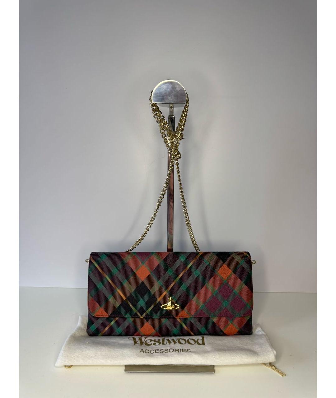 VIVIENNE WESTWOOD Мульти кожаная сумка через плечо, фото 6