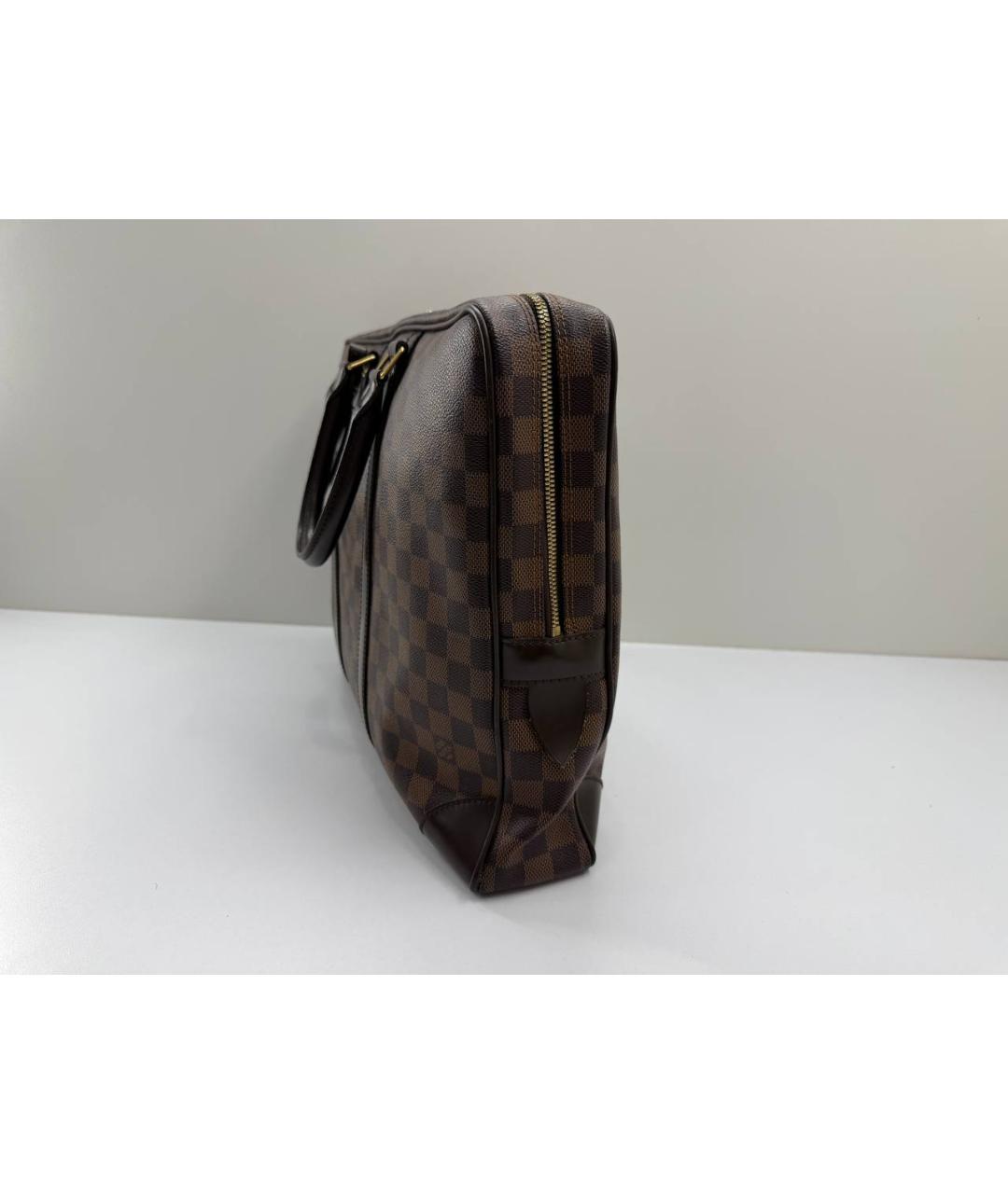 LOUIS VUITTON Коричневый портфель, фото 6