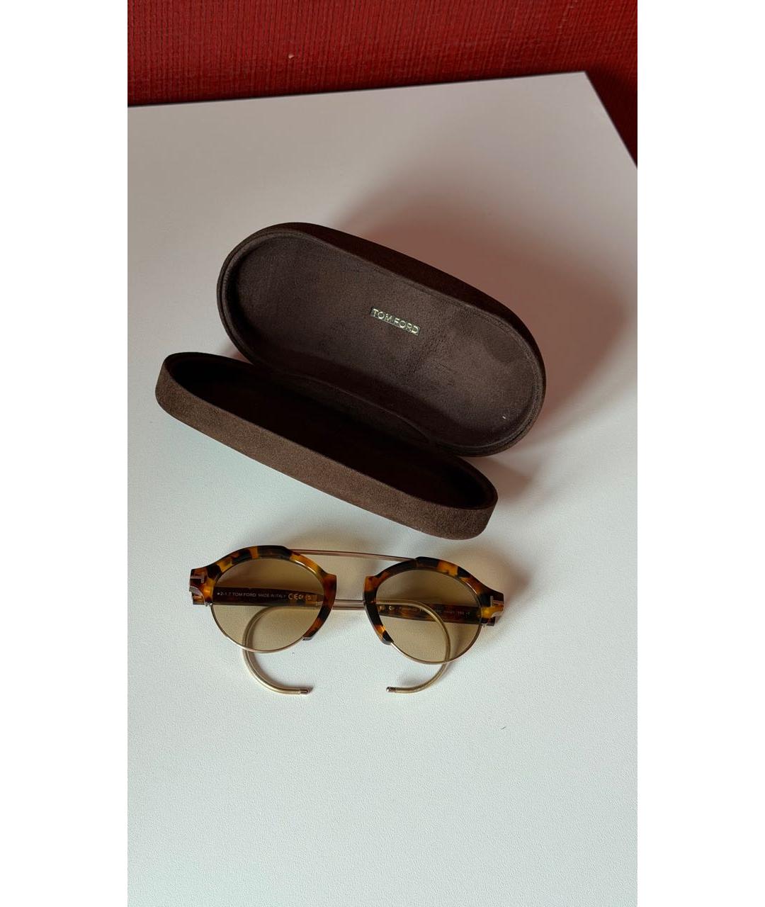 TOM FORD Коричневые солнцезащитные очки, фото 4