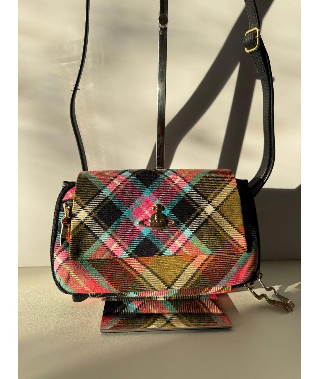 VIVIENNE WESTWOOD Мульти тканевая сумка через плечо, фото 2