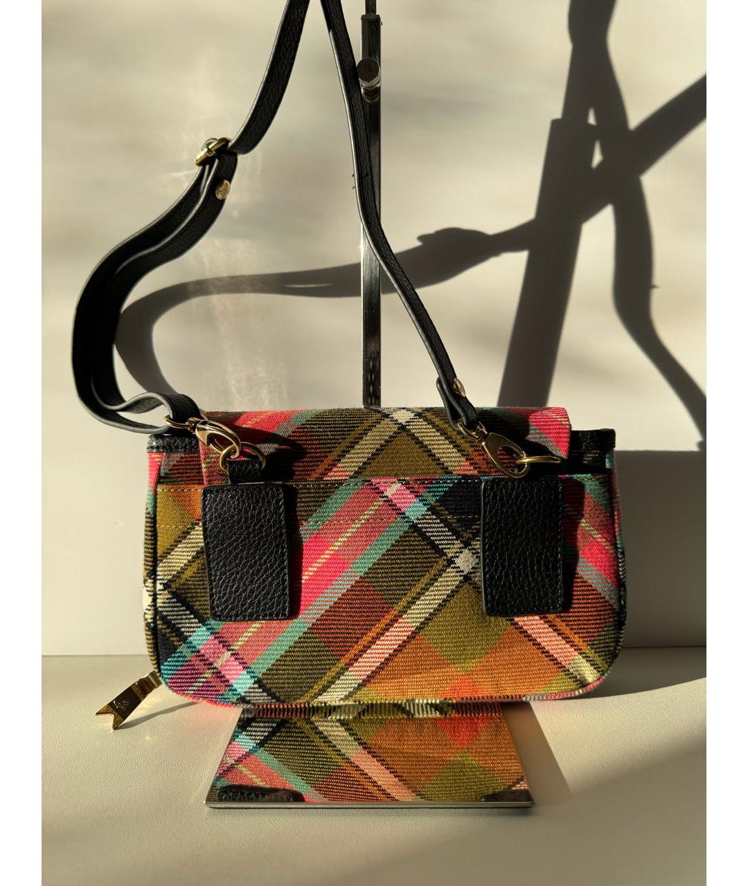 VIVIENNE WESTWOOD Мульти тканевая сумка через плечо, фото 3
