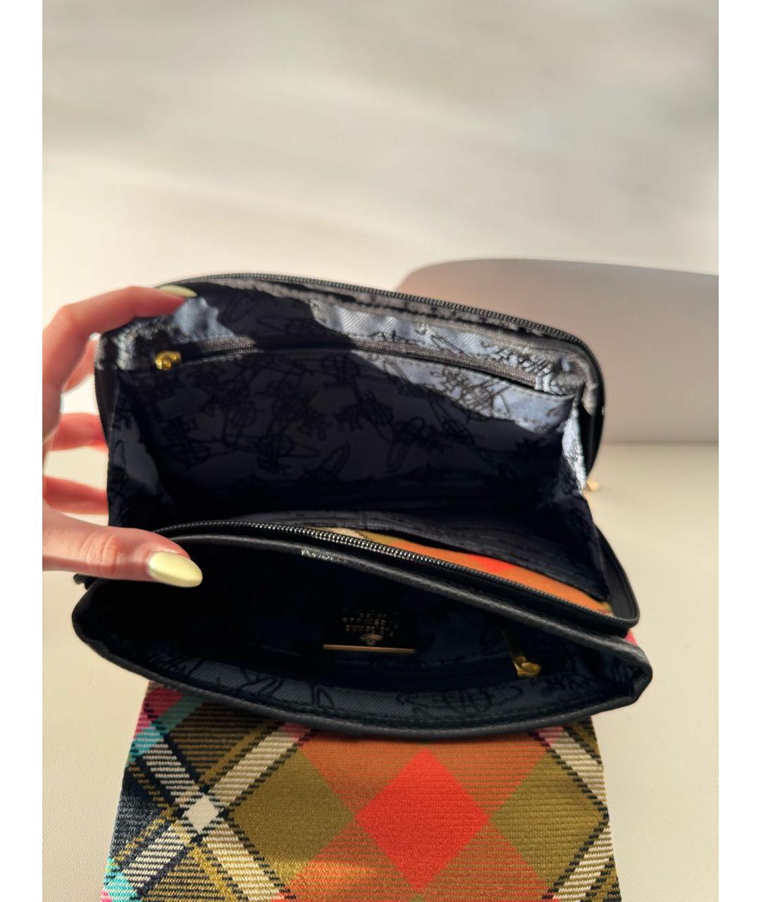 VIVIENNE WESTWOOD Мульти тканевая сумка через плечо, фото 4