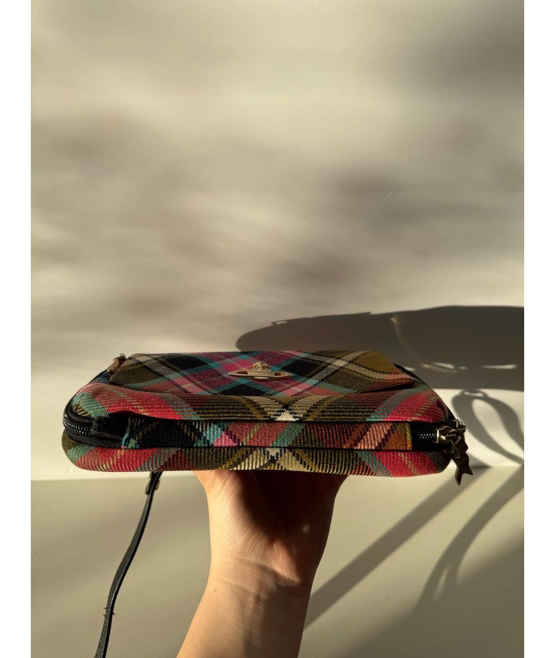 VIVIENNE WESTWOOD Мульти тканевая сумка через плечо, фото 5