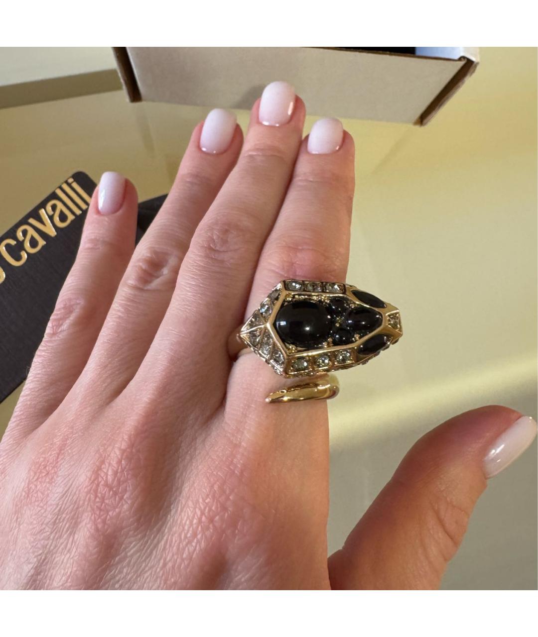 ROBERTO CAVALLI Золотое латунное кольцо, фото 5