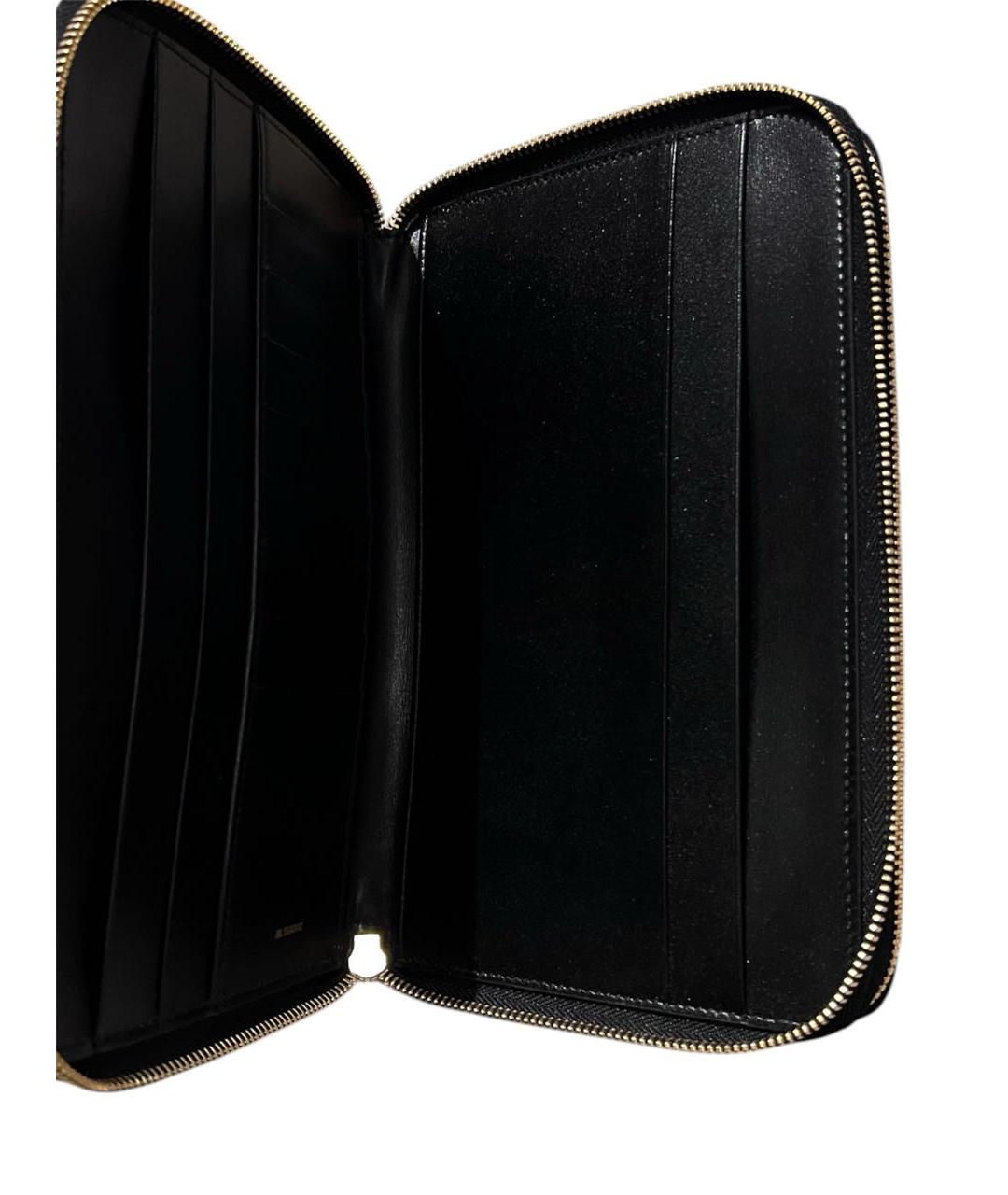 JIL SANDER Черная кожаная сумка через плечо, фото 3