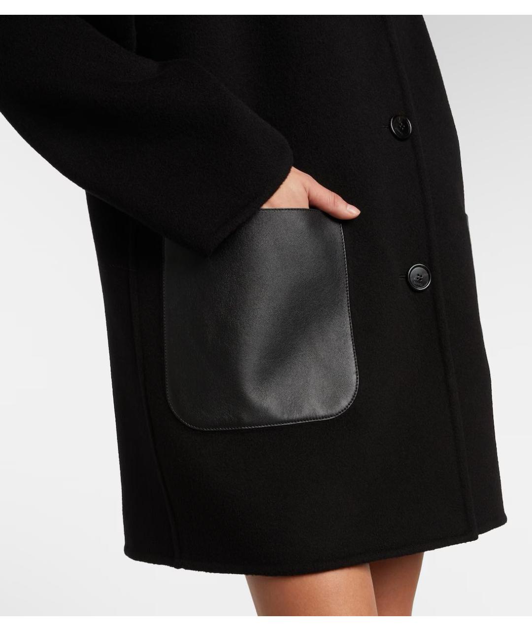 GUCCI Черное шерстяное пальто, фото 5