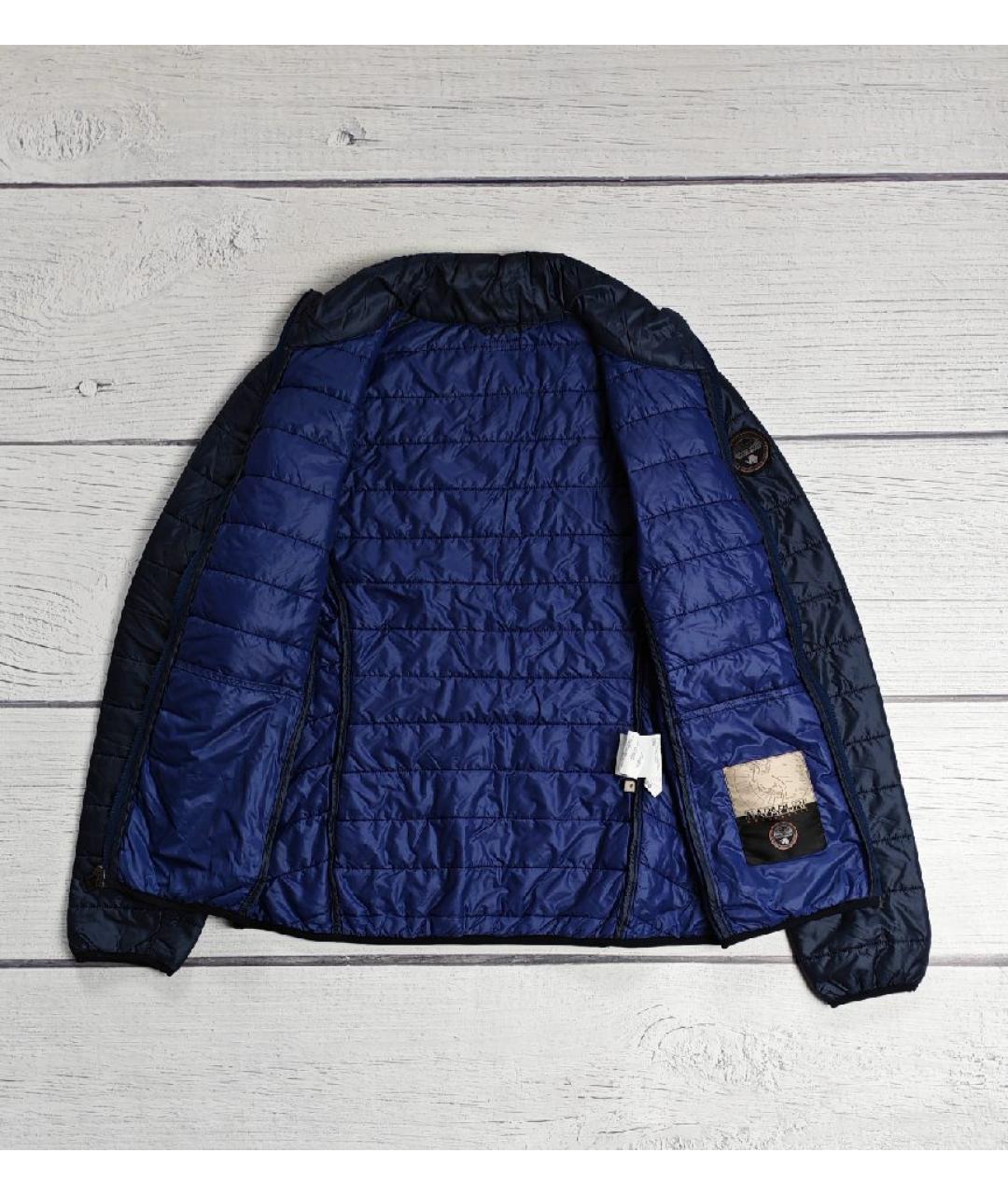 NAPAPIJRI Темно-синий полиэстеровый пуховик, фото 3