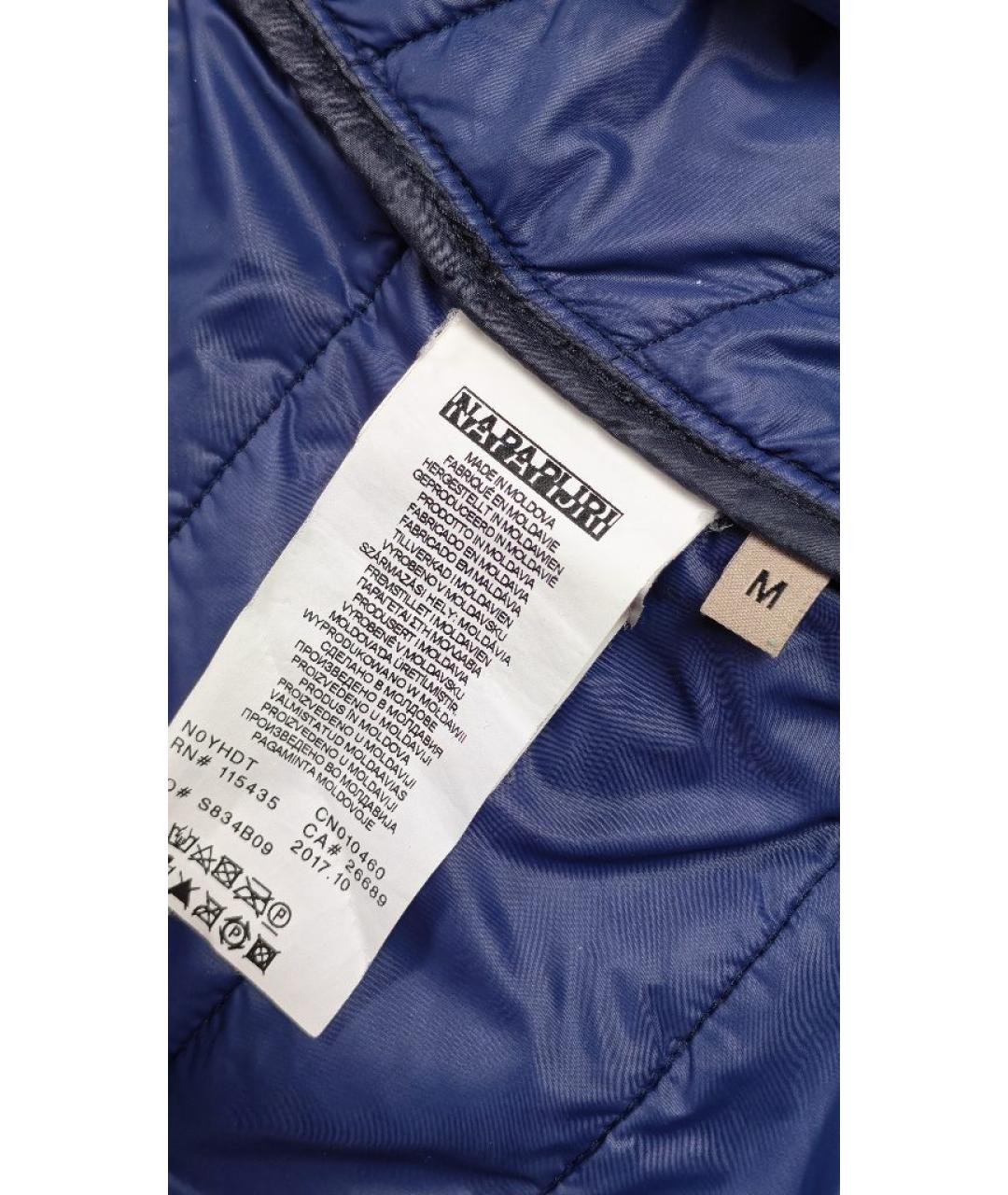 NAPAPIJRI Темно-синий полиэстеровый пуховик, фото 5