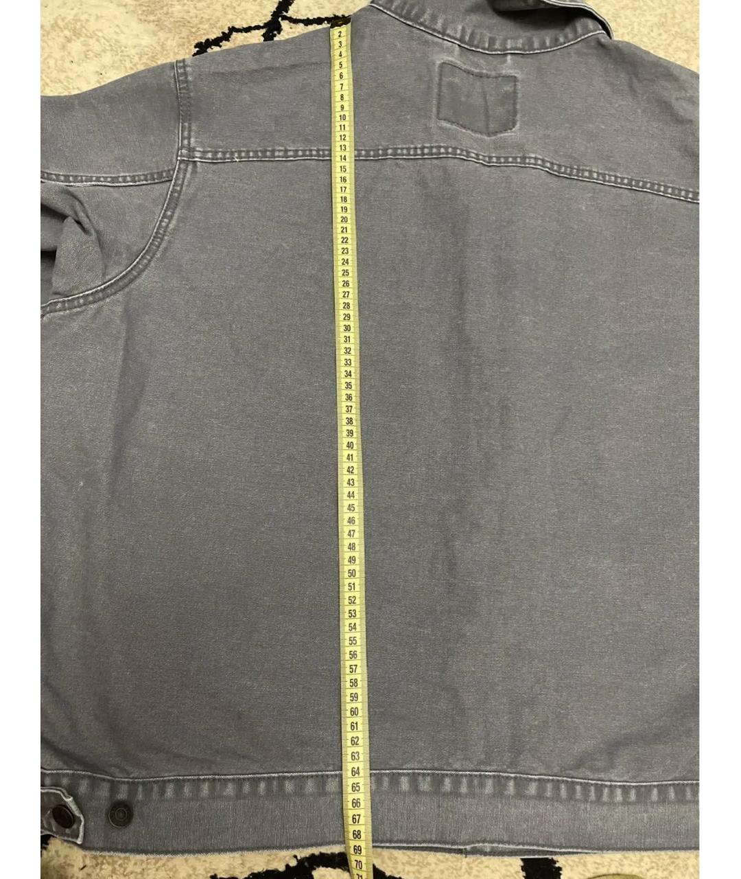 LEVI'S Серая деним куртка, фото 3