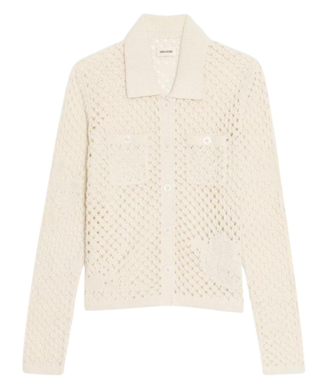 ZADIG & VOLTAIRE Белый льняной кардиган, фото 1