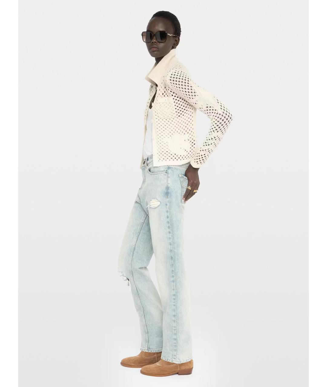 ZADIG & VOLTAIRE Белый льняной кардиган, фото 4