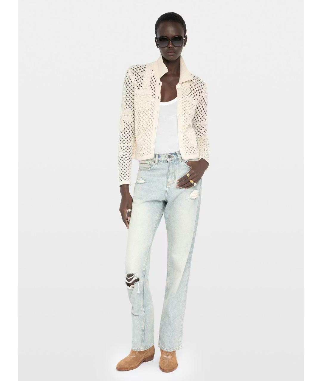 ZADIG & VOLTAIRE Белый льняной кардиган, фото 2