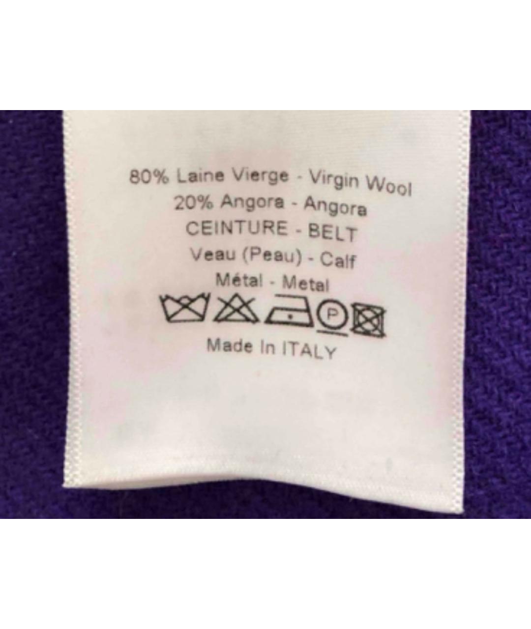 CHRISTIAN DIOR Черное шерстяное пальто, фото 7